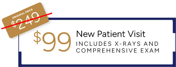 $99 New Patient Visit stamp